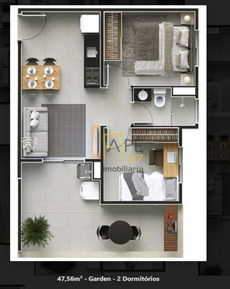 Apartamento, 1 quarto, 30 m² - Foto 15