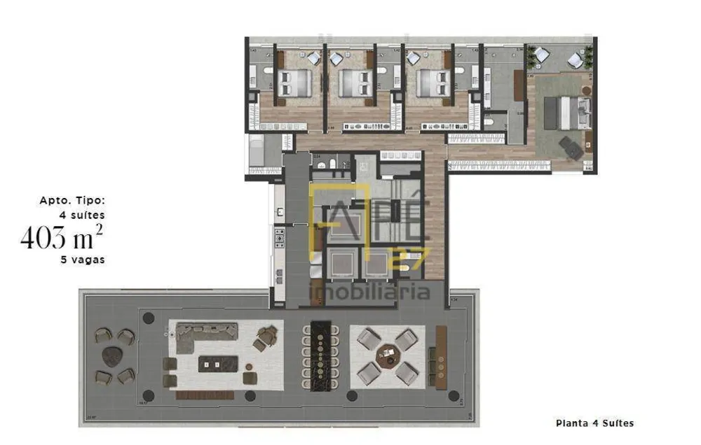 Apartamento, 4 quartos, 403 m² - Foto 12