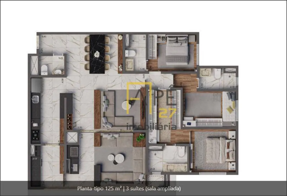 Apartamento, 2 quartos, 69 m² - Foto 7