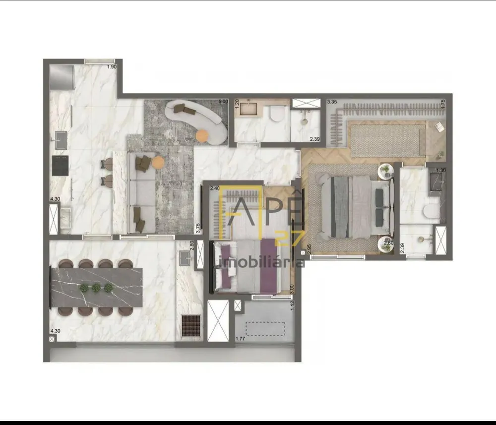 Apartamento, 1 quarto, 50 m² - Foto 10