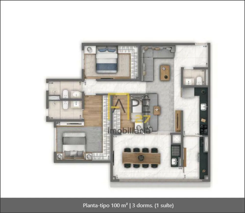 Apartamento, 2 quartos, 71 m² - Foto 1