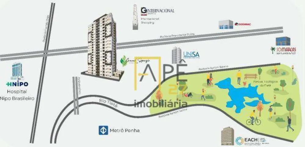 Apartamento, 2 quartos, 38 m² - Foto 3