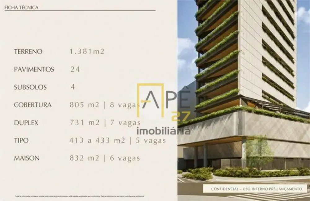 Apartamento, 4 quartos, 413 m² - Foto 1