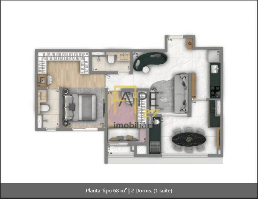 Apartamento, 2 quartos, 75 m² - Foto 7