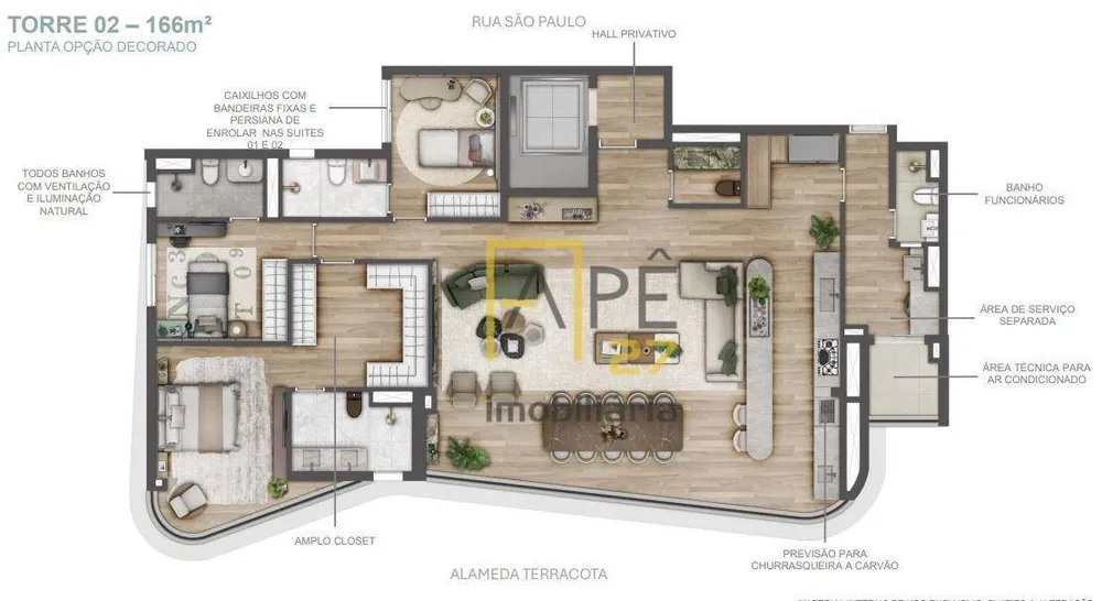 Apartamento, 3 quartos, 124 m² - Foto 4