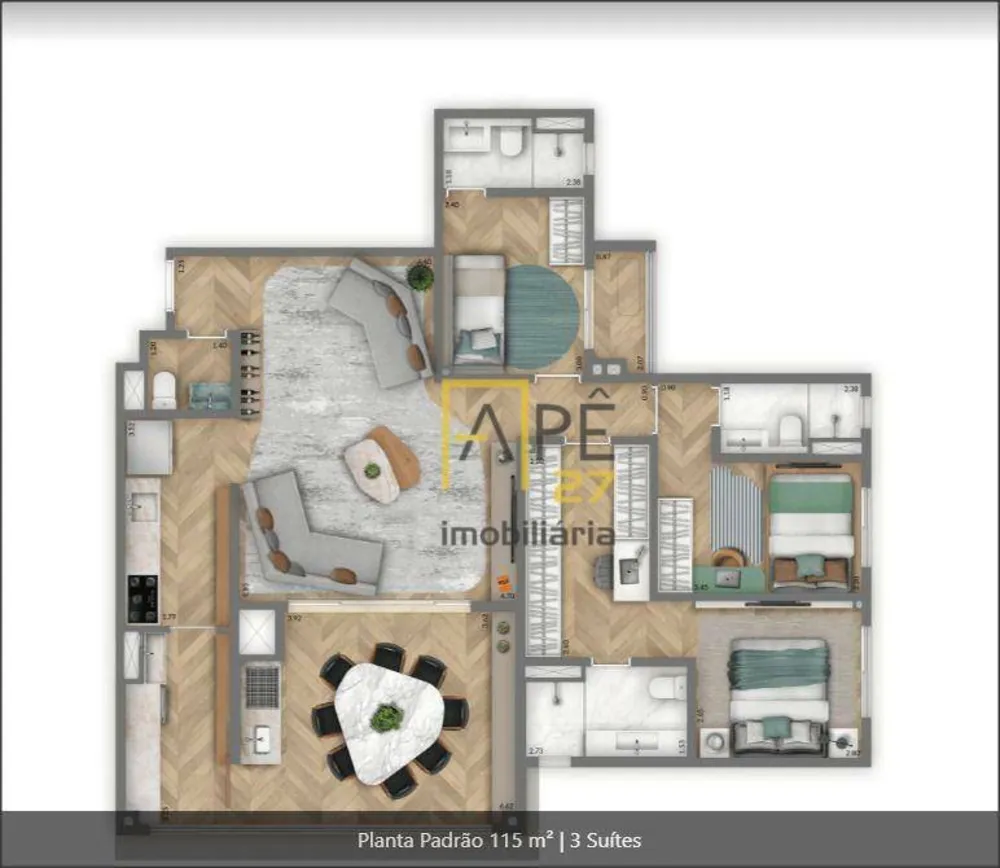 Apartamento, 2 quartos, 74 m² - Foto 8