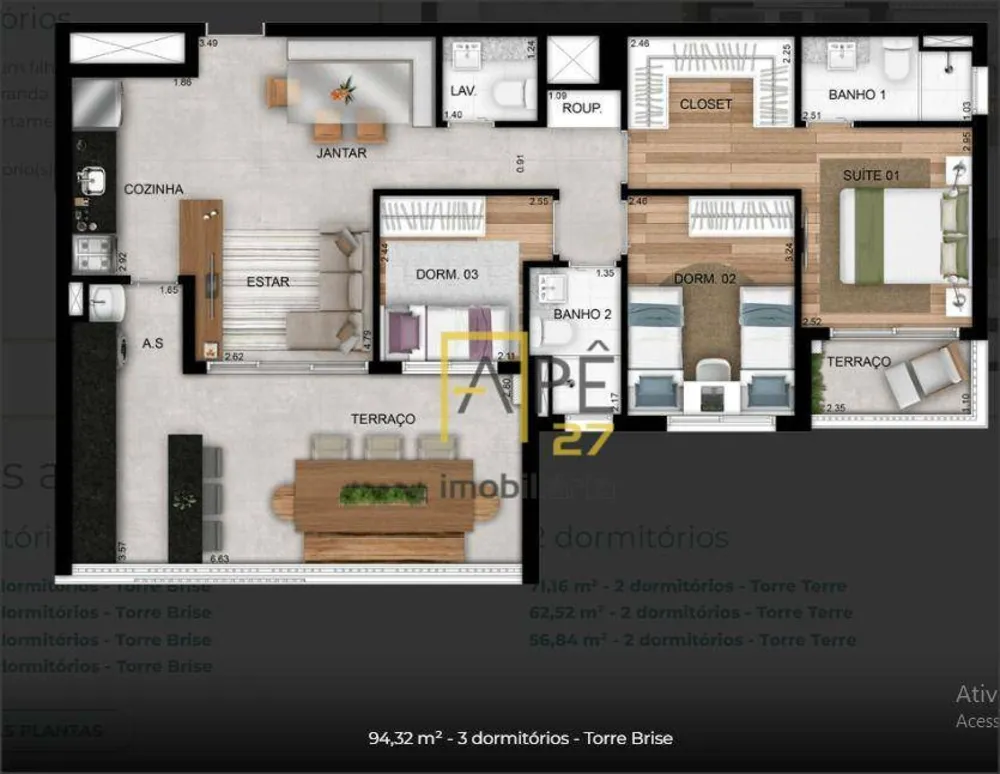 Apartamento, 2 quartos, 56 m² - Foto 12