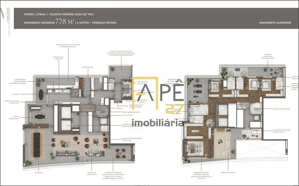 Cobertura, 4 quartos, 695 m² - Foto 12