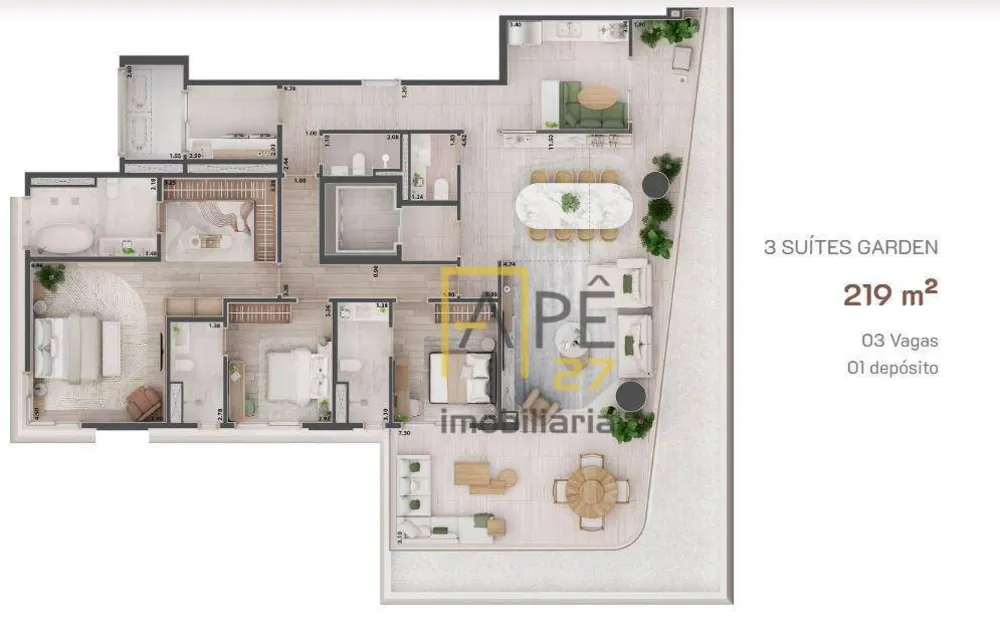 Apartamento, 3 quartos, 120 m² - Foto 11