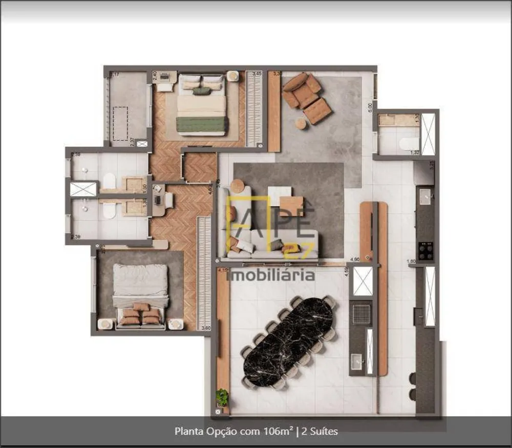 Apartamento, 3 quartos, 87 m² - Foto 7