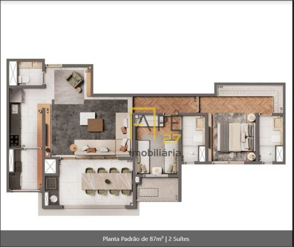 Apartamento, 3 quartos, 87 m² - Foto 8