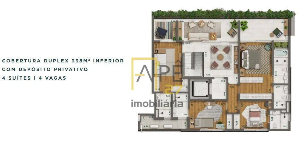 Apartamento, 3 quartos, 175 m² - Foto 5