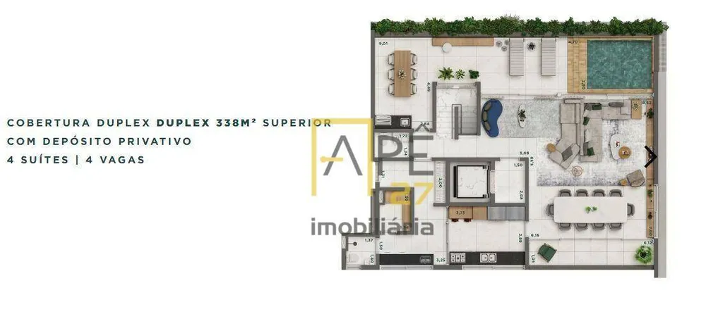 Apartamento, 3 quartos, 175 m² - Foto 3