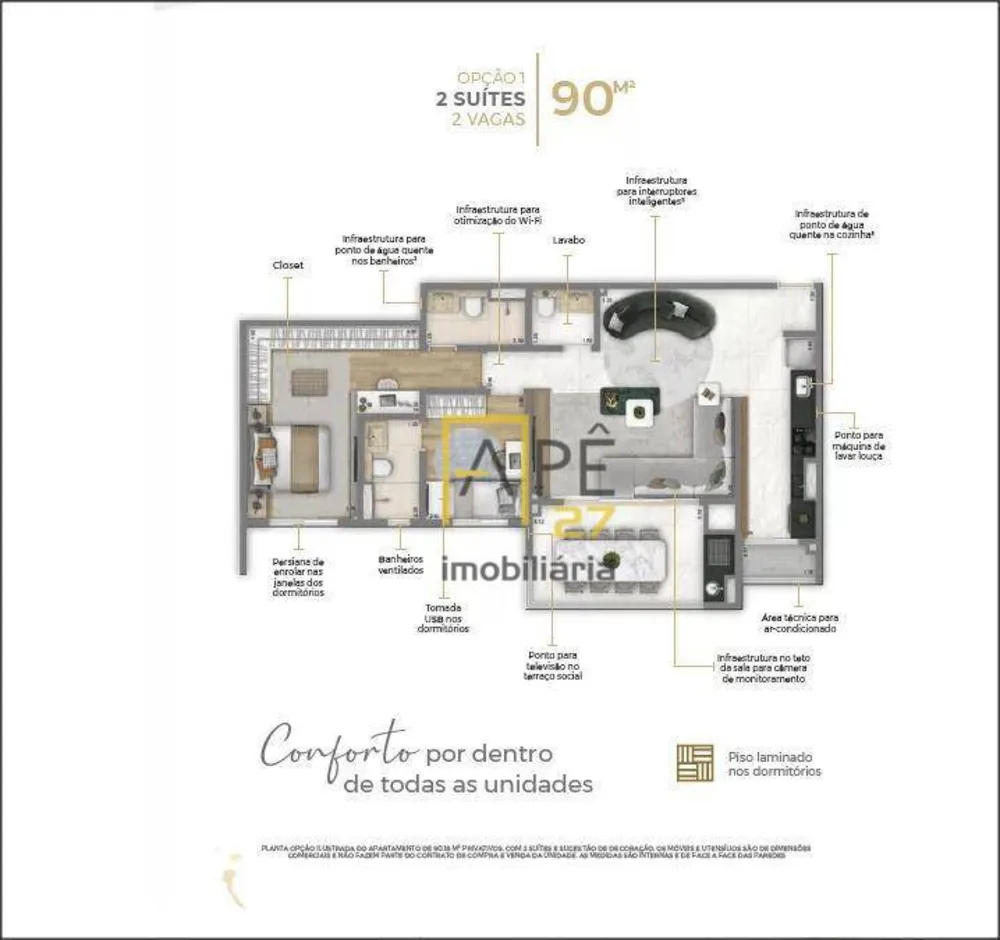 Apartamento, 2 quartos, 74 m² - Foto 9