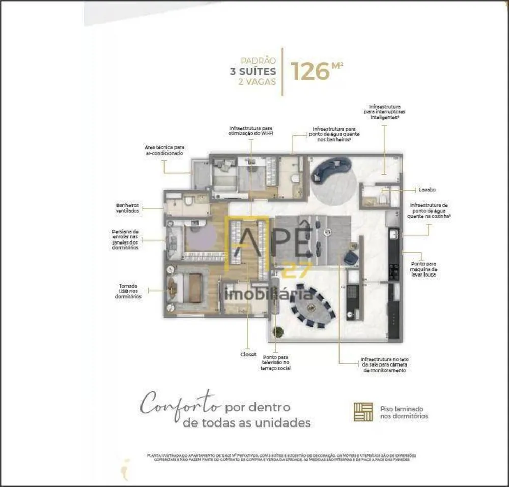 Apartamento, 2 quartos, 74 m² - Foto 12