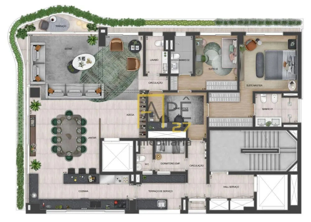 Apartamento, 3 quartos, 201 m² - Foto 8