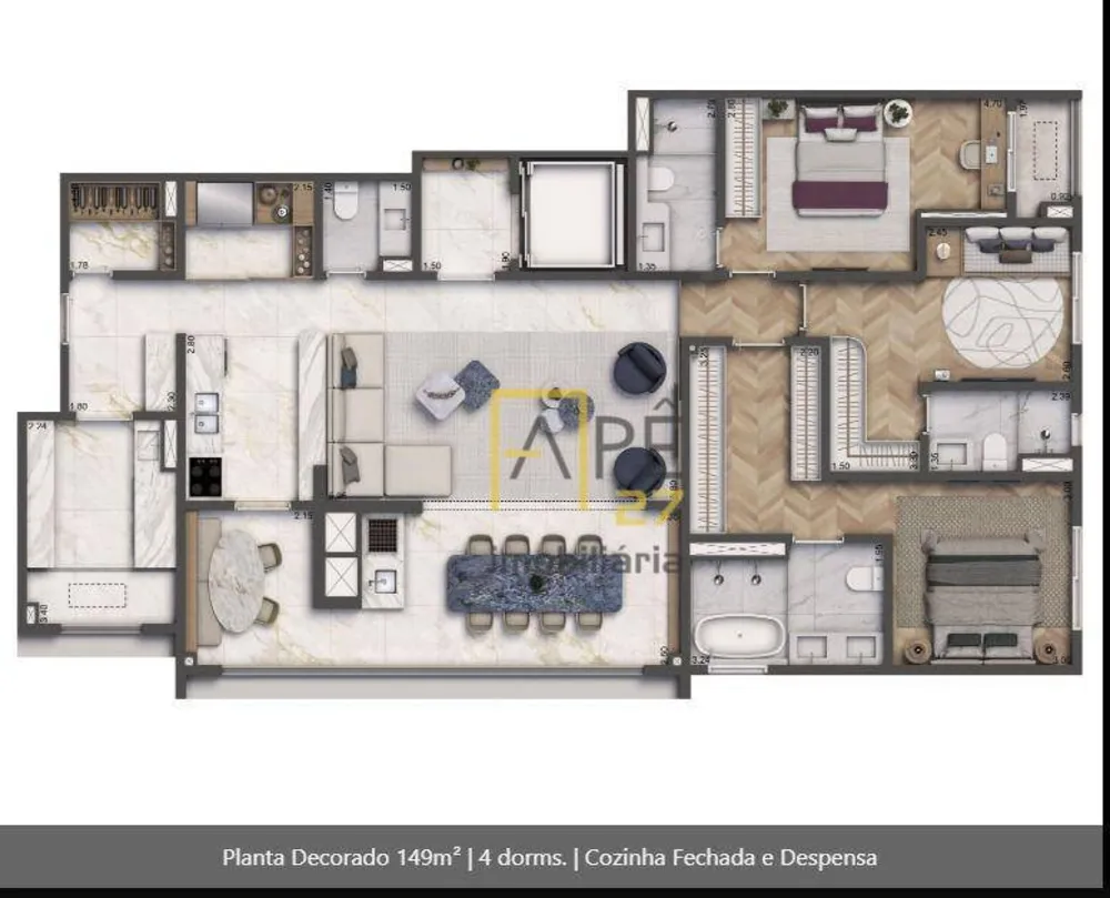 Apartamento, 2 quartos, 76 m² - Foto 1