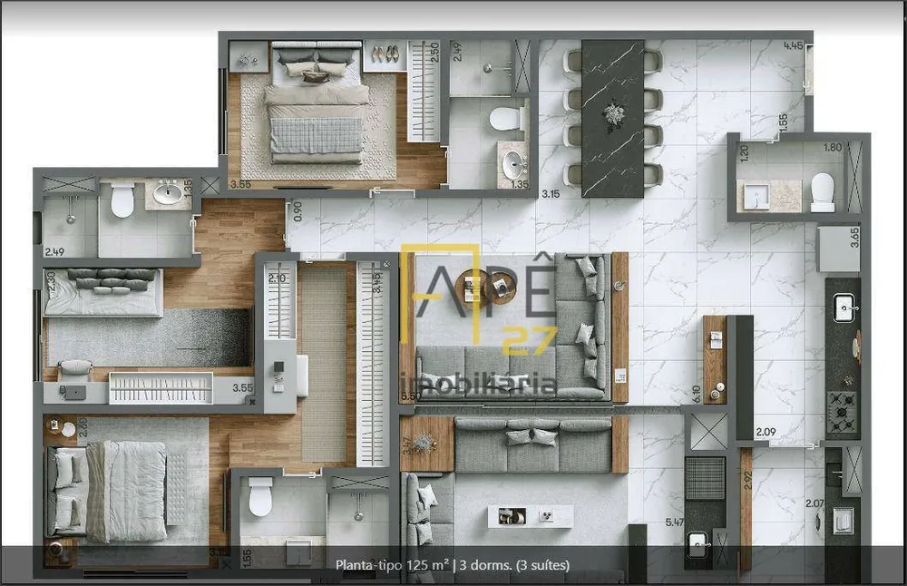 Apartamento, 2 quartos, 72 m² - Foto 8