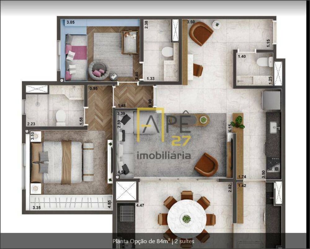 Apartamento, 2 quartos, 70 m² - Foto 15