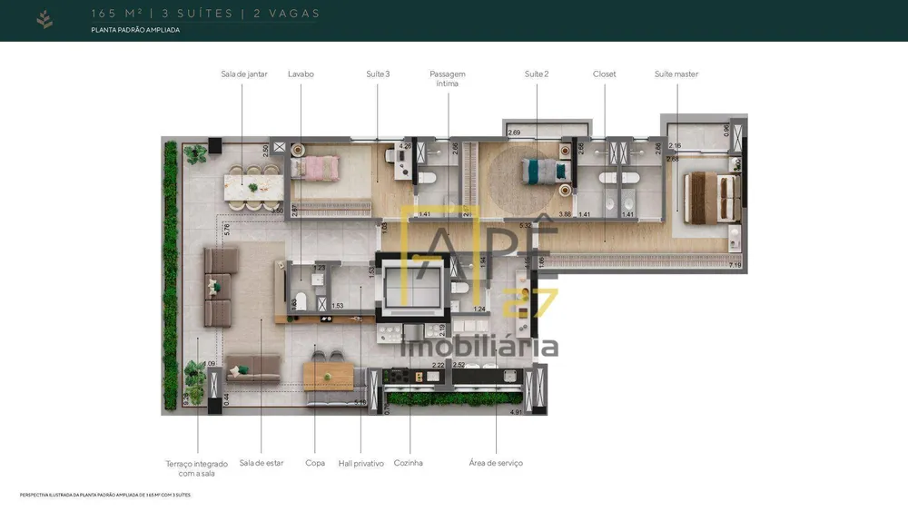 Apartamento, 3 quartos, 165 m² - Foto 6