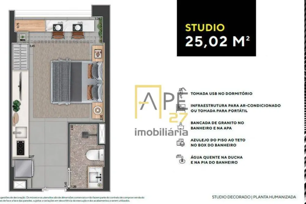 Apartamento, 1 quarto, 25 m² - Foto 9