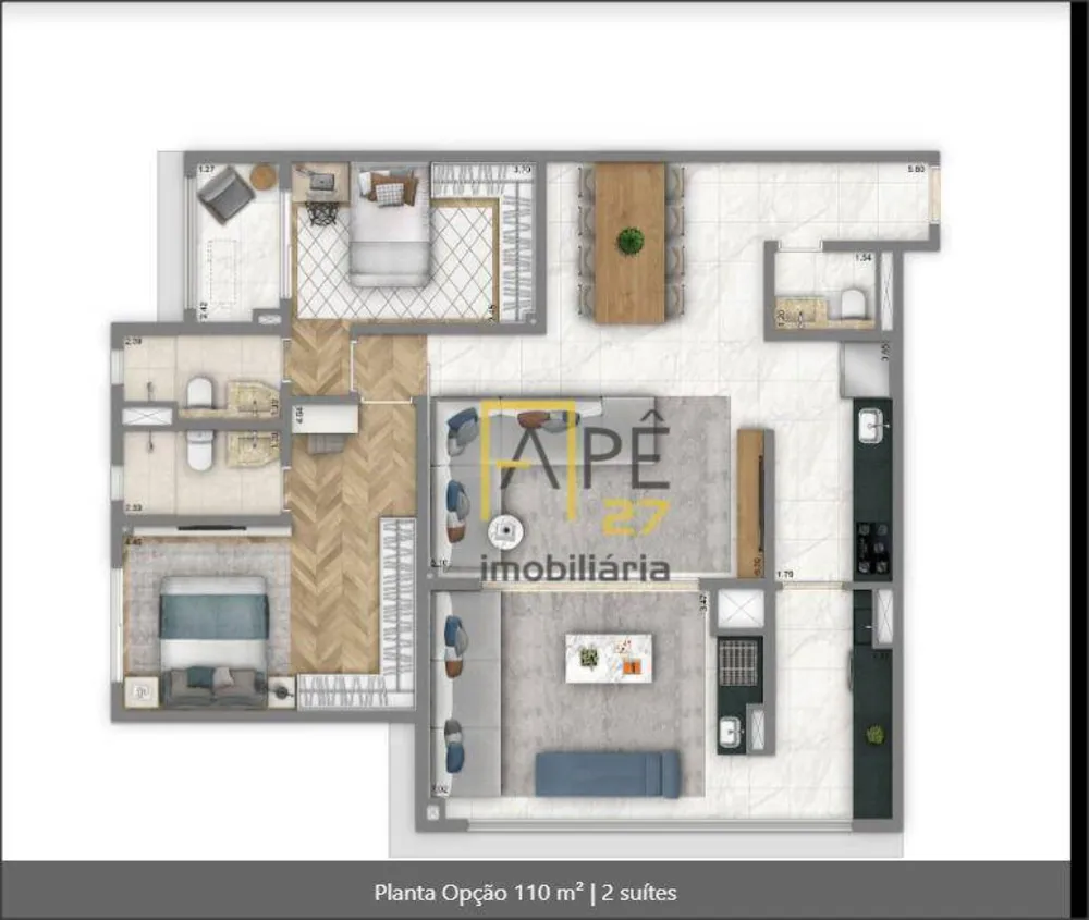 Apartamento, 2 quartos, 75 m² - Foto 5