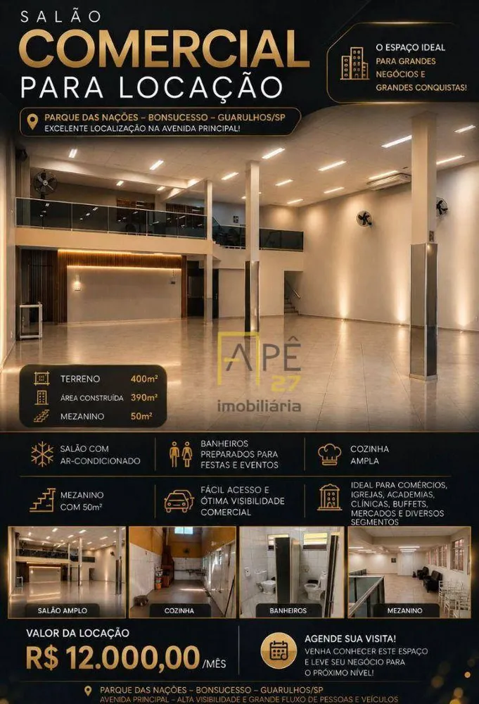 Loja-Salão, 390 m² - Foto 2
