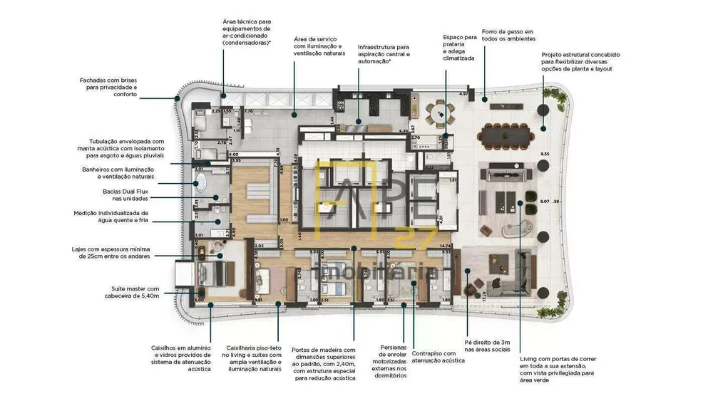 Apartamento, 4 quartos, 541 m² - Foto 3