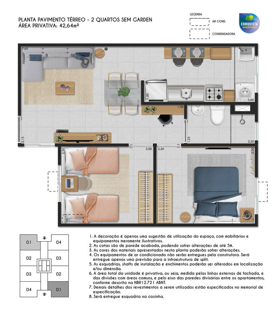 Apartamento, 2 quartos, 42 m² - Foto 4