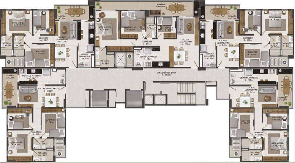 Apartamento, 3 quartos, 7793 m² - Foto 4