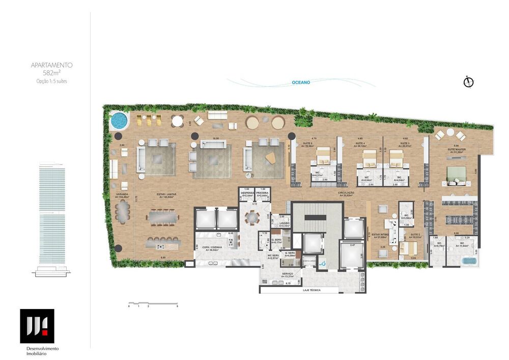 Apartamento, 4 quartos, 315 m² - Foto 2