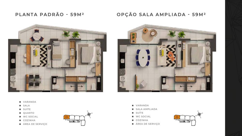 Apartamento à venda com 2 quartos, 5459m² - Foto 4