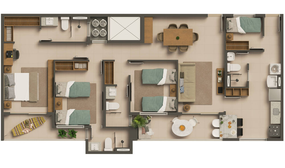Apartamento, 4 quartos, 104 m² - Foto 6