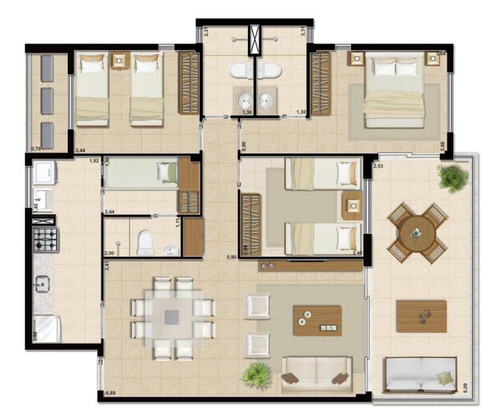 Apartamento, 4 quartos - Foto 12