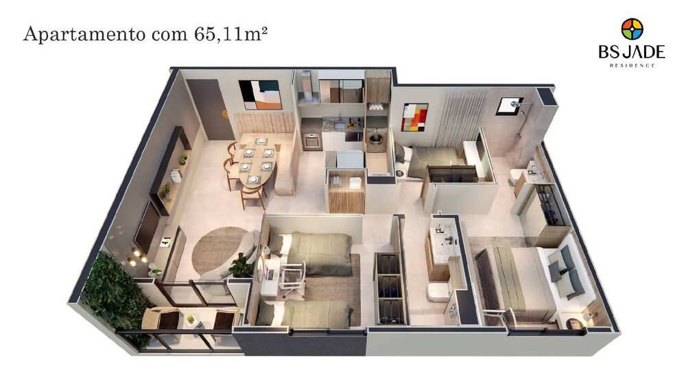 Apartamento, 3 quartos, 5165 m² - Foto 4