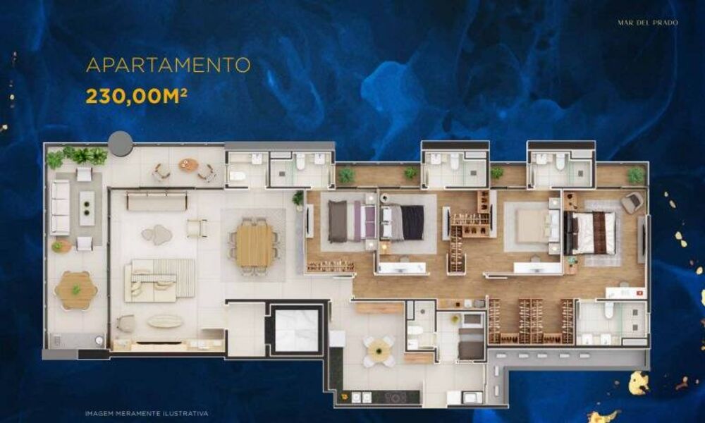 Apartamento, 4 quartos, 230280 m² - Foto 18