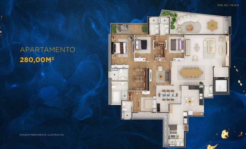 Apartamento, 4 quartos, 230280 m² - Foto 10