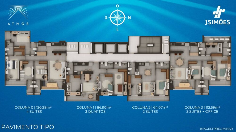 Apartamento, 4 quartos, 64112 m² - Foto 1
