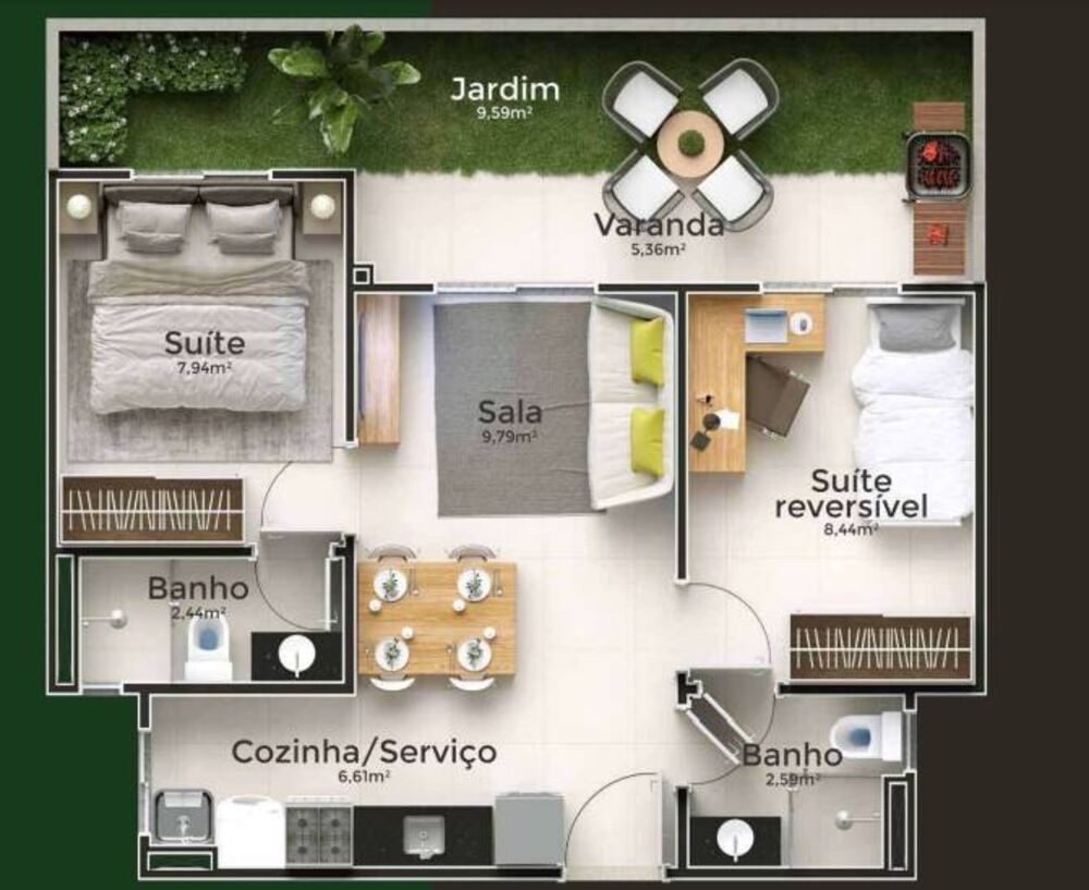 Apartamento, 3 quartos - Foto 8