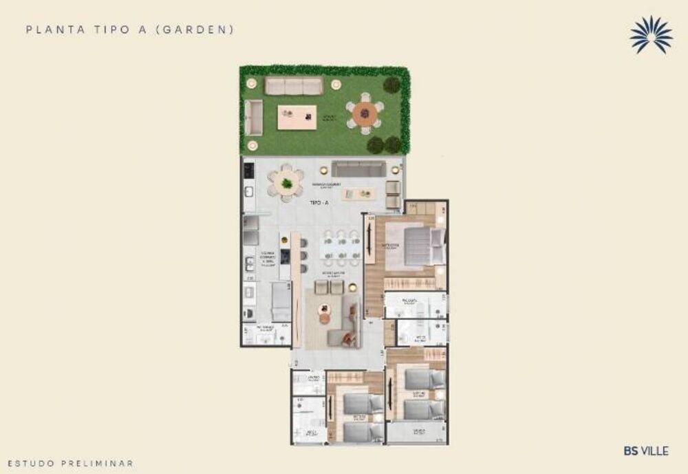 Apartamento, 3 quartos - Foto 1