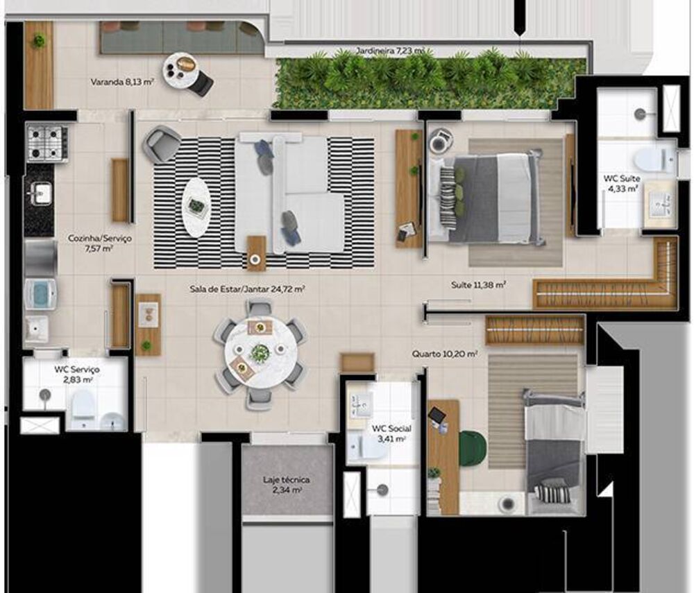 Apartamento, 3 quartos, 5882 m² - Foto 27
