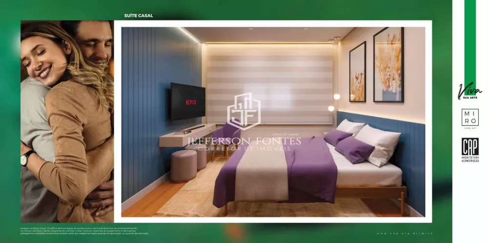 Apartamento, 2 quartos, 52 m² - Foto 3