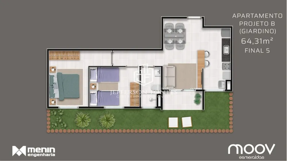 Apartamento, 2 quartos, 46 m² - Foto 1