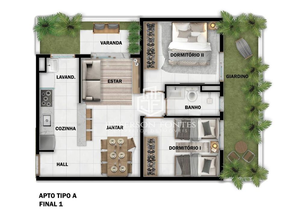 Apartamento, 2 quartos, 46 m² - Foto 12