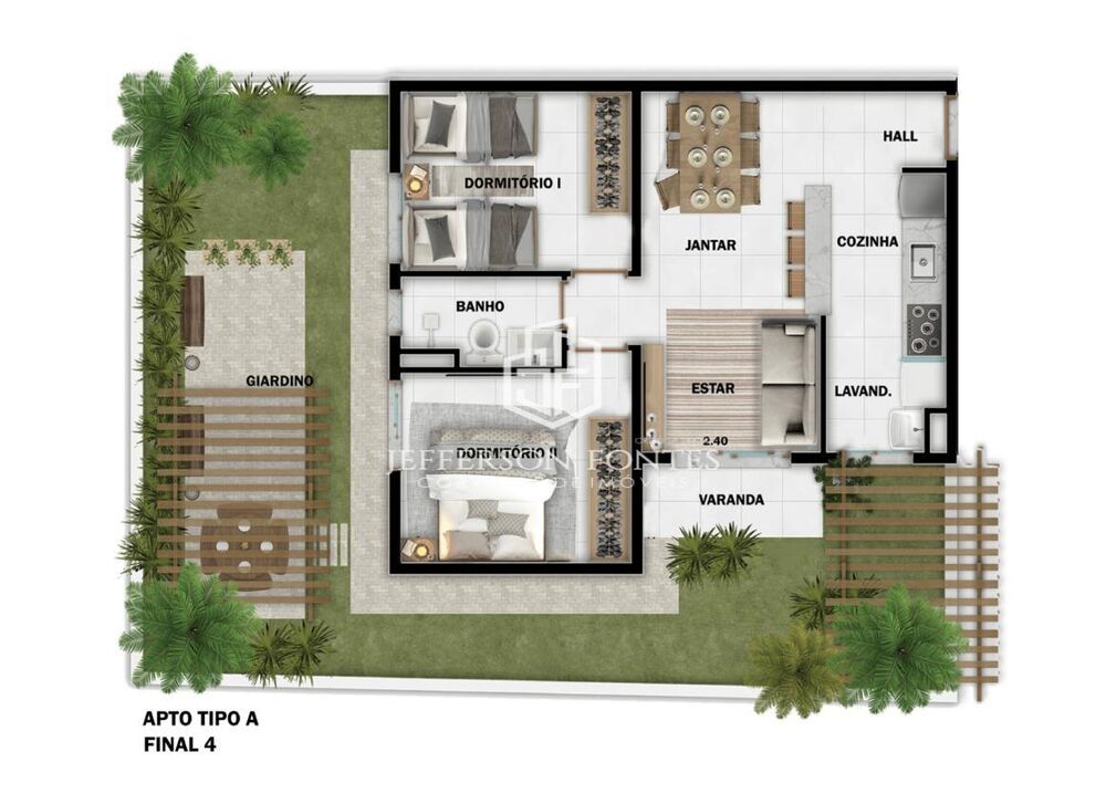 Apartamento, 2 quartos, 46 m² - Foto 14