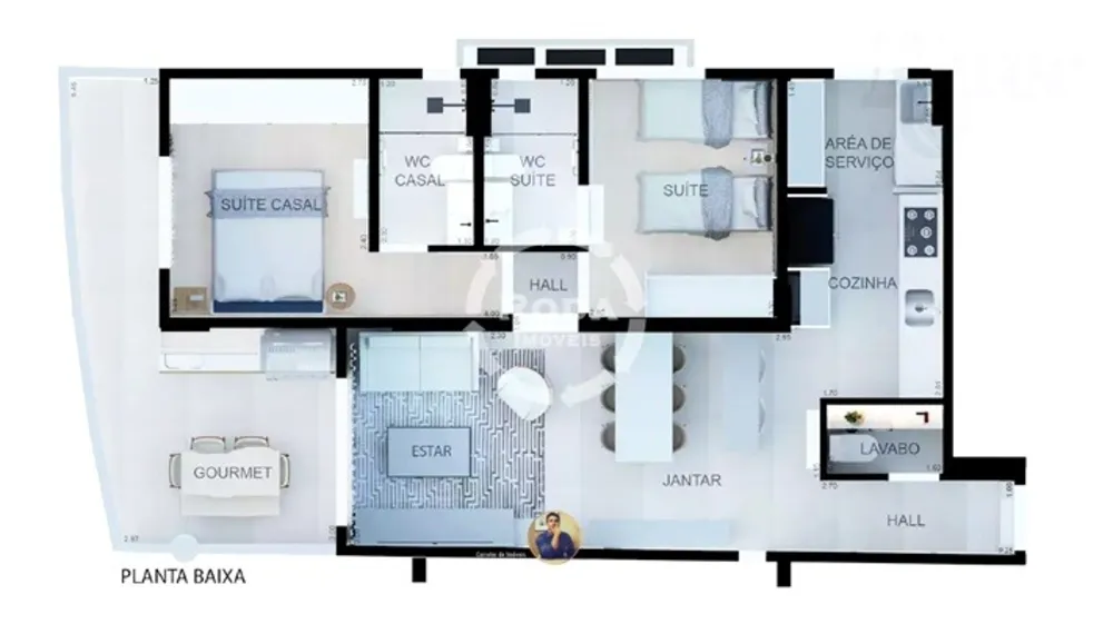Apartamento, 2 quartos, 87 m² - Foto 6