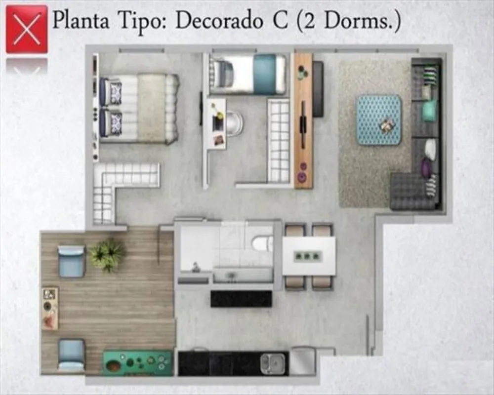 Apartamento, 1 quarto, 72 m² - Foto 31