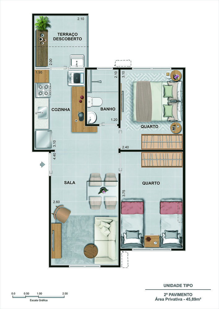 Casa à venda com 2 quartos, 48m² - Foto 2