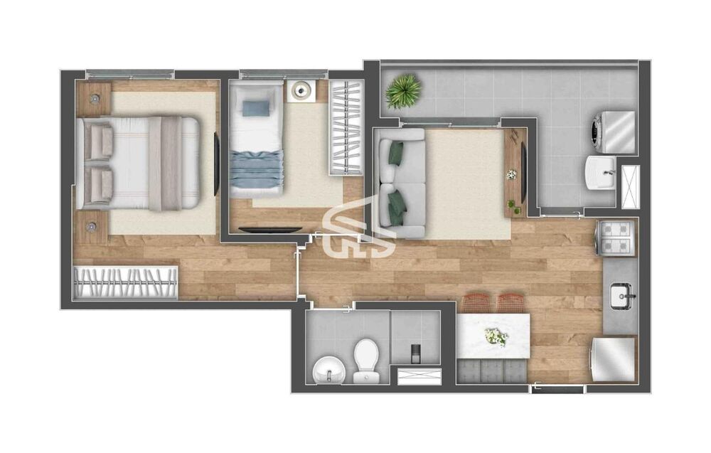 Apartamento à venda com 2 quartos, 34m² - Foto 13