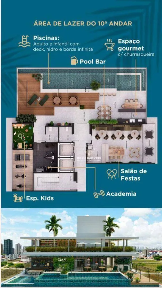Cobertura, 3 quartos, 104 m² - Foto 2